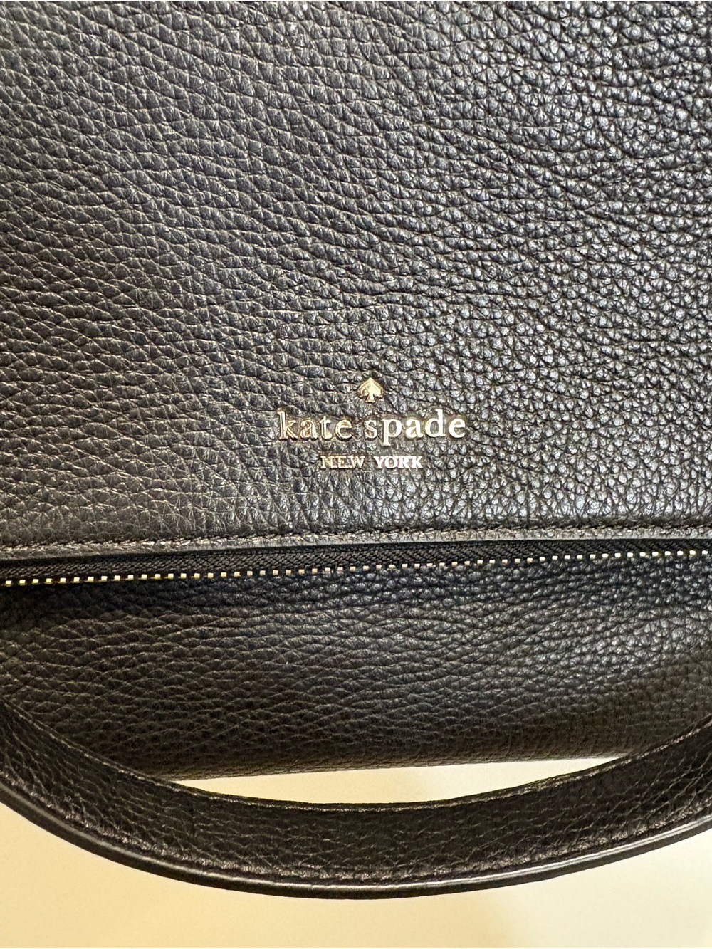 Kate Spade New York Leila Pebbled Leather Medium Flap Shoulder Bag - Picture 3 of 9